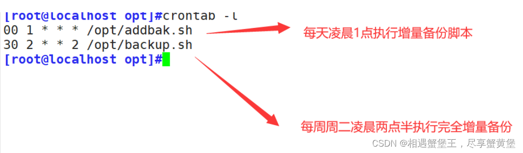 数据库备份和恢复