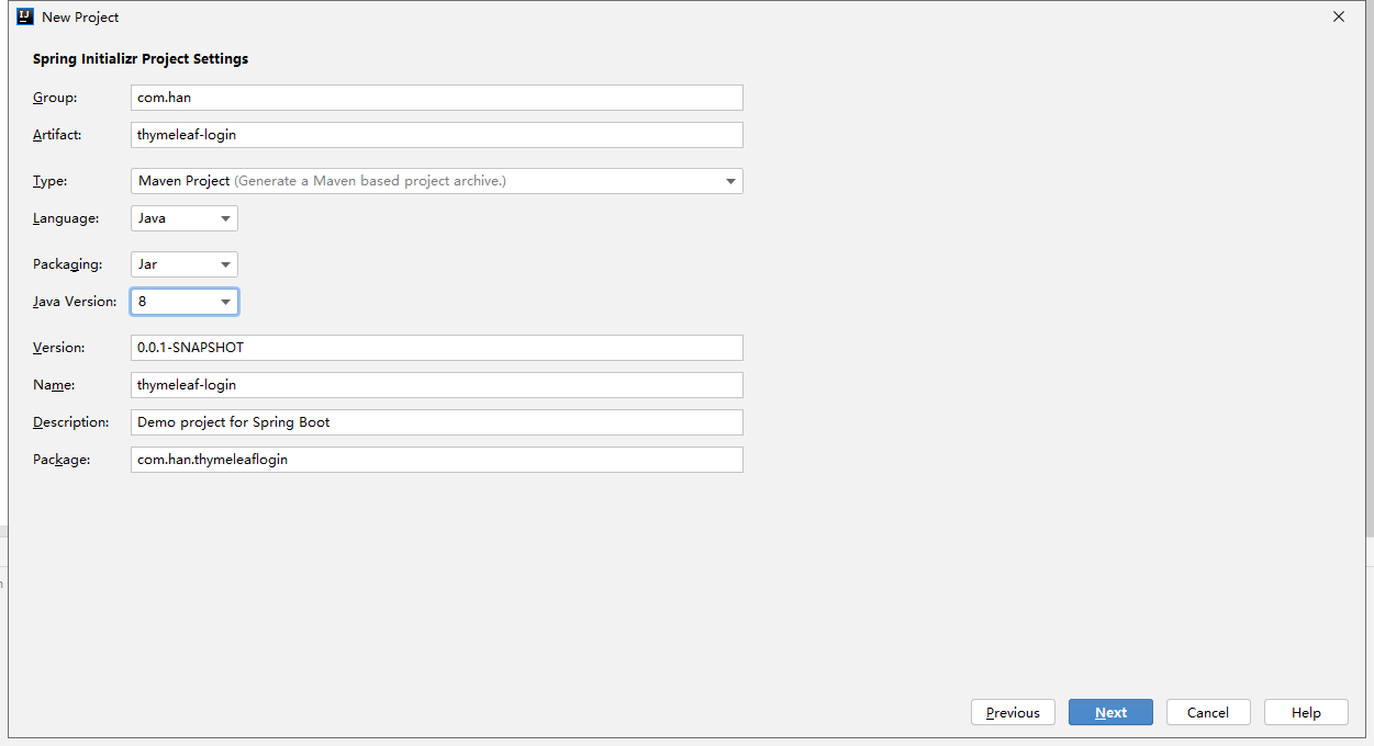 thymeleaf从创建项目到登录成功快速入门（保姆级登录案例教程）_java thymeleaf登录练习CSDN博客
