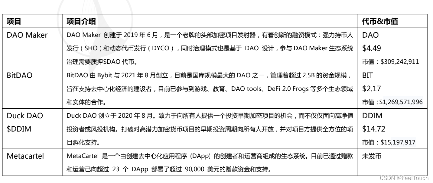 Investment DAOs