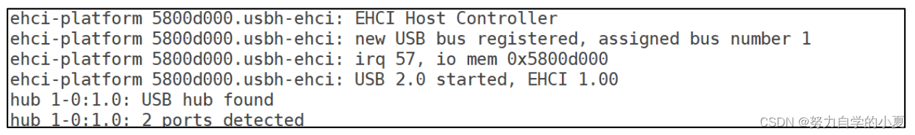 usbh-echi打印信息