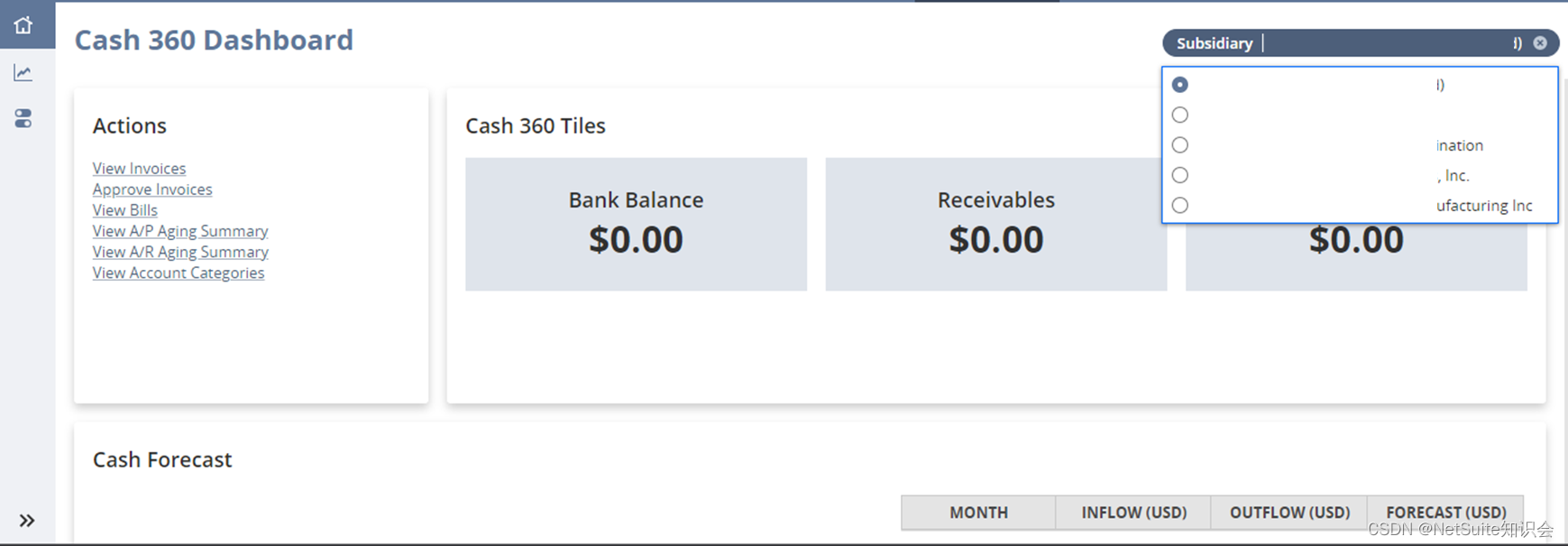 NetSuite 2023.2 Cash 360 功能更新