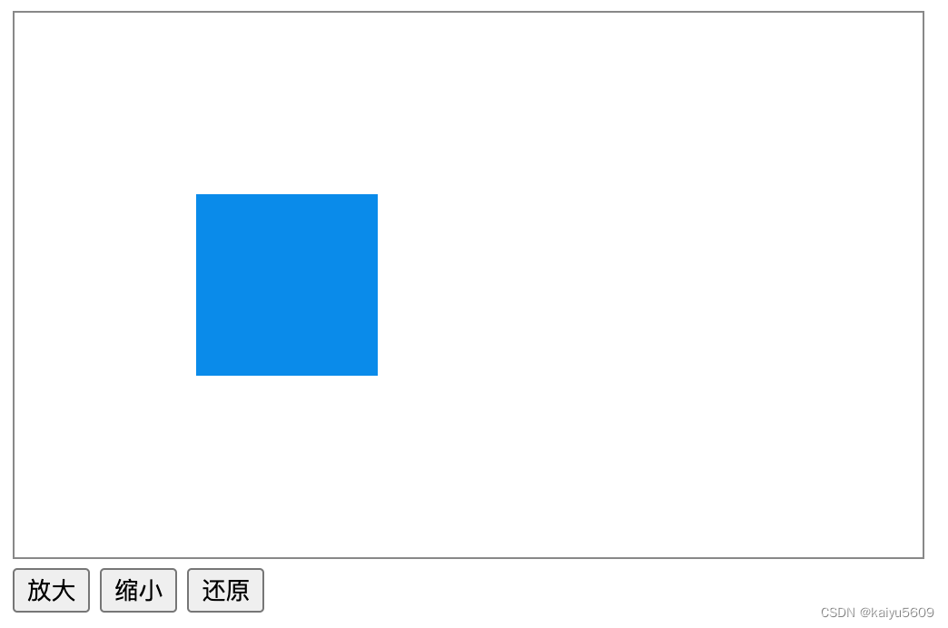 zrender实现图形缩放功能