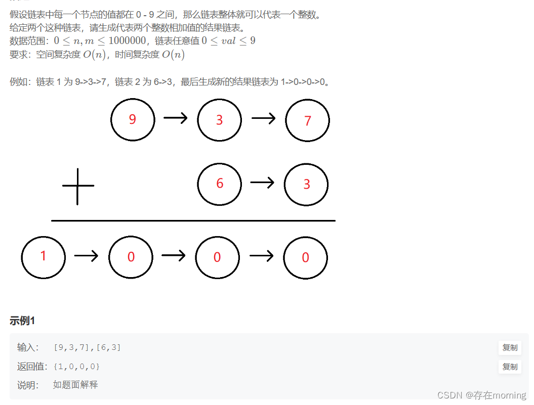 【算法训练-链表 五】【求和】：链表相加（逆序）、链表相加II（顺序）