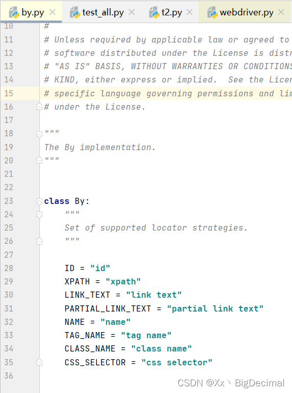 随笔1：关于元素定位只能使用driver.find_element()这件事