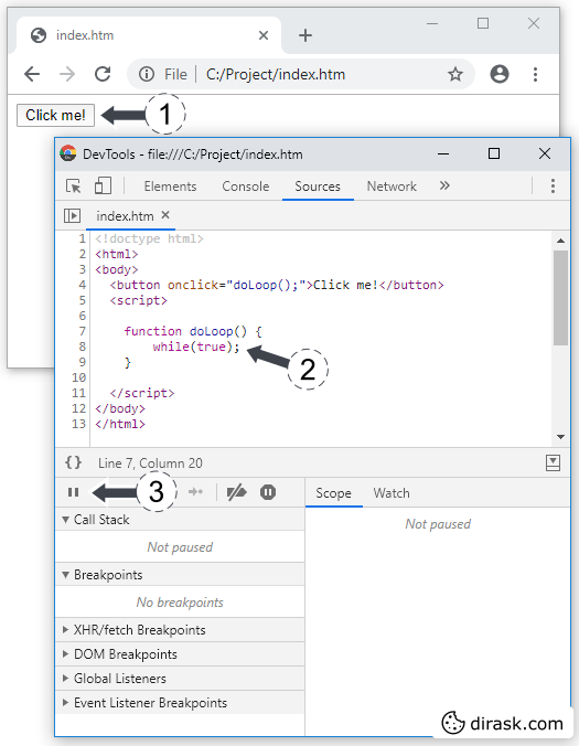 在 JavaScript 调试器中停止无限循环 - Google Chrome_chrome停止js 运行-CSDN博客
