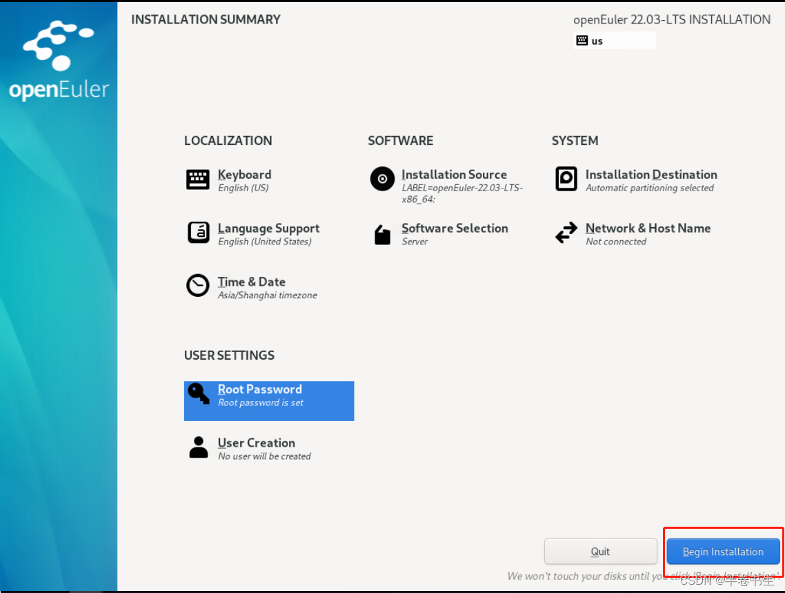 vmware Esxi上安装openEuler-22.03操作系统详细步骤_openeuler esxi-CSDN博客