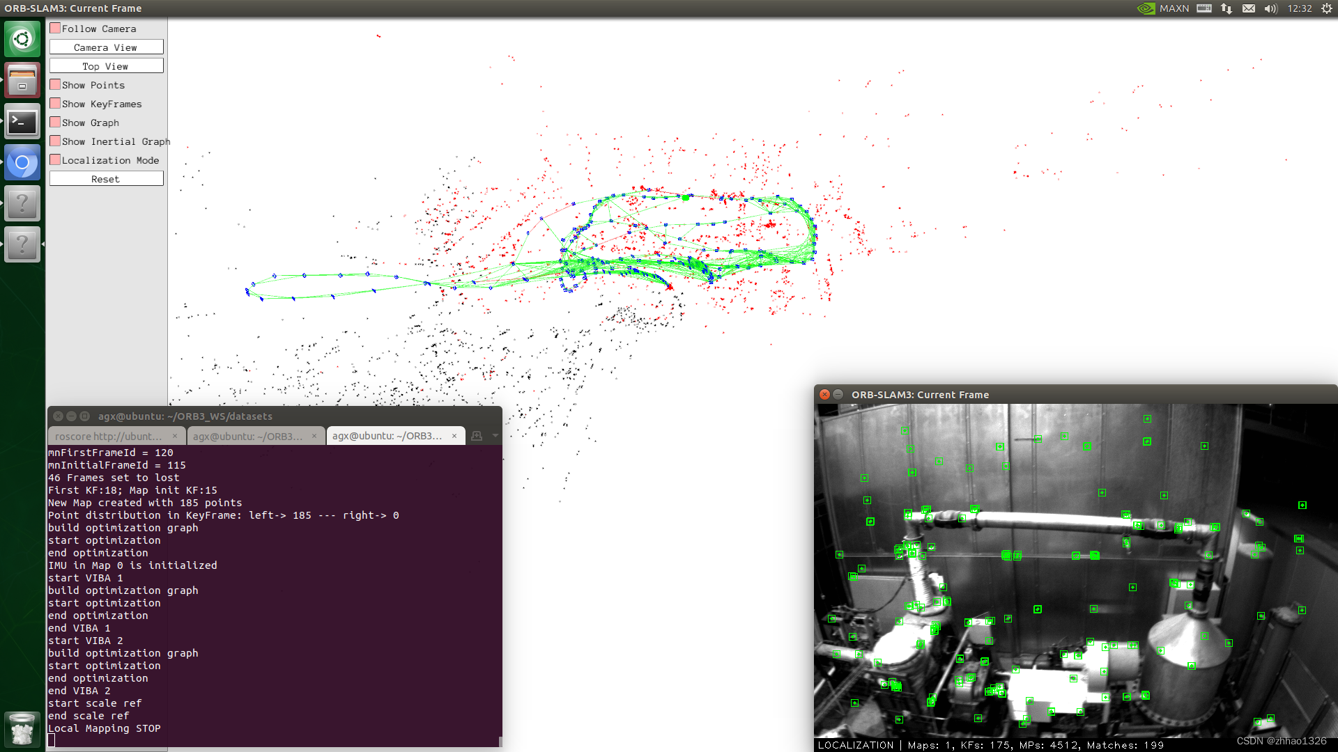 Jetson AGX xavier 编译ORB_SLAM3及运行（ROS版本与非ROS版本）_ros版本运行orbslm3和非ros有什么区别