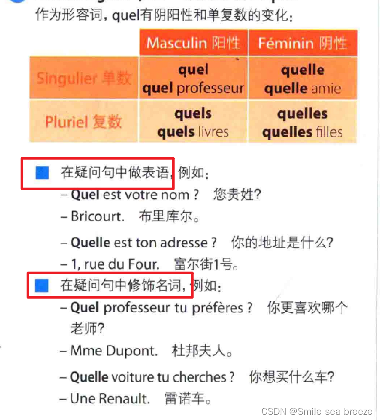 你好法语A1语法单元汇总（unité 1）_delf a1法语语法有多少、-CSDN博客