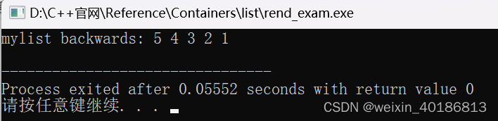 C++ Reference: Standard C++ Library reference: Containers: list: list: rend