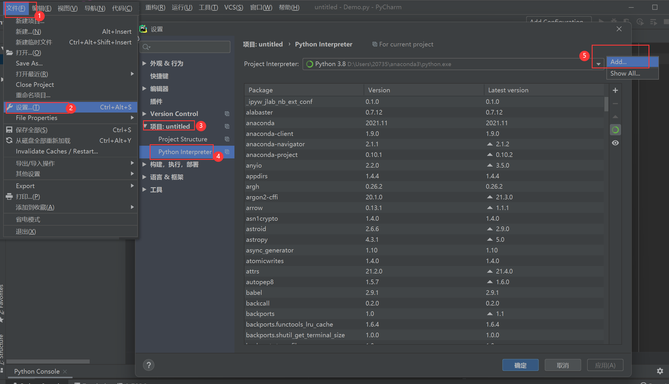 pycharm-no-python-interpreter-selected-python-python