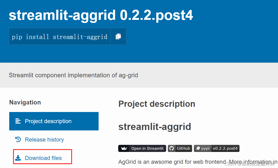 st_aggrid pip下载失败问题_python setup install error: could not find suitabl ...