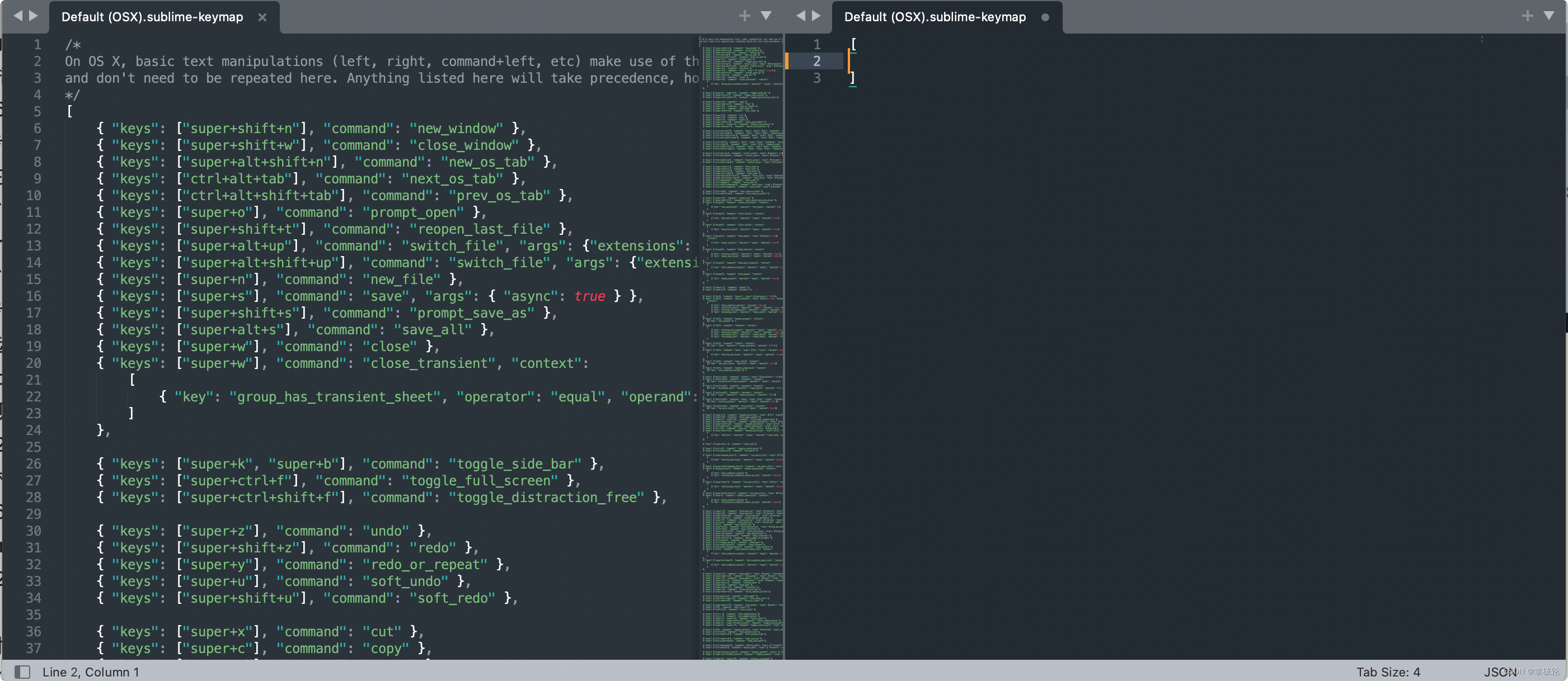 sublime text 格式化json快捷键配置