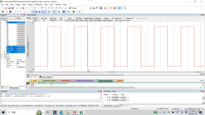 freertos入门(stm32f10c8t6版闪烁灯)