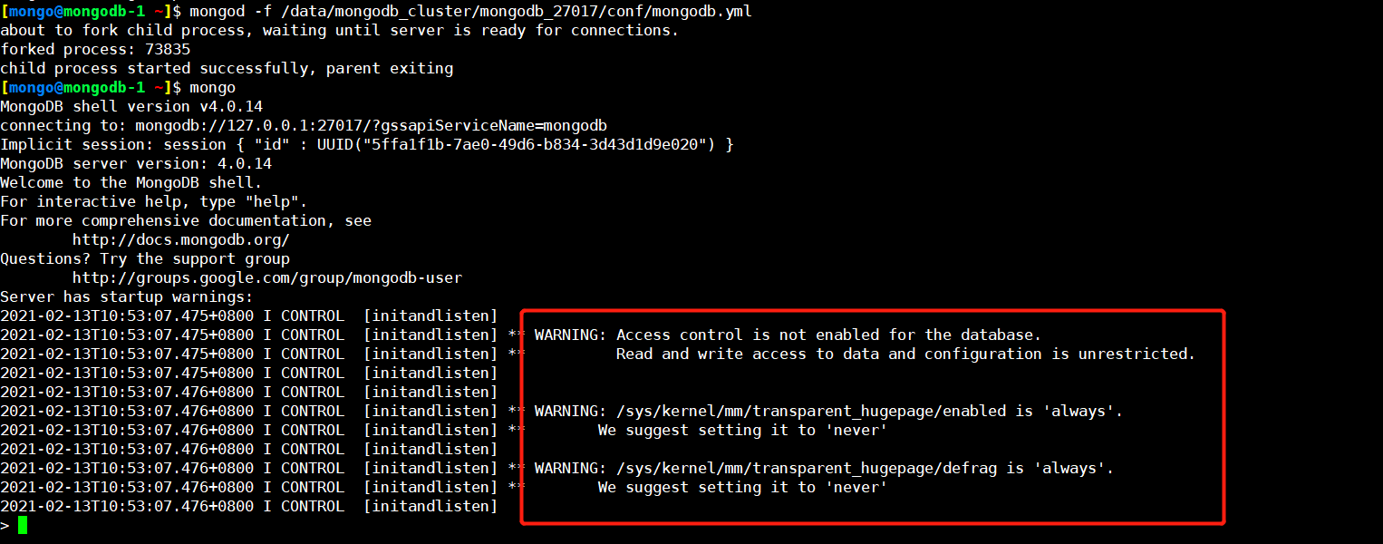 MongoDB数据库安装部署及警告优化 航行学园
