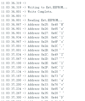 Arduino 入门学习笔记12 读写外置EEPROM