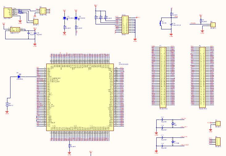 Altium designer—STM32F103ZET6最小系统原理图