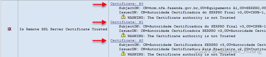 SAP PI 配置SSL链接接口报错问题处理Peer certificate rejected by ChainVerifier