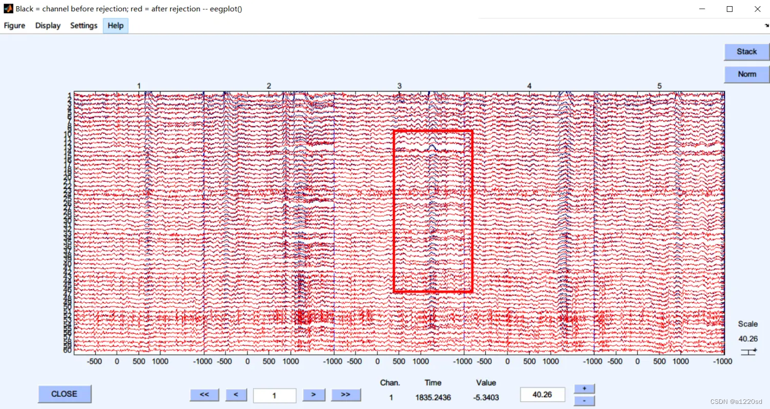 所有通道单个trial的图