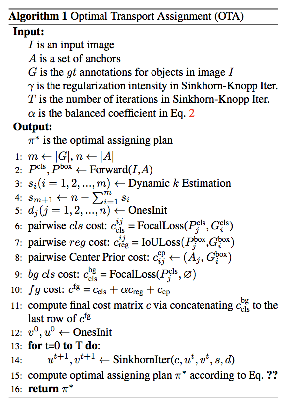  cvpr2021 ota optimal transport assignment for object detection