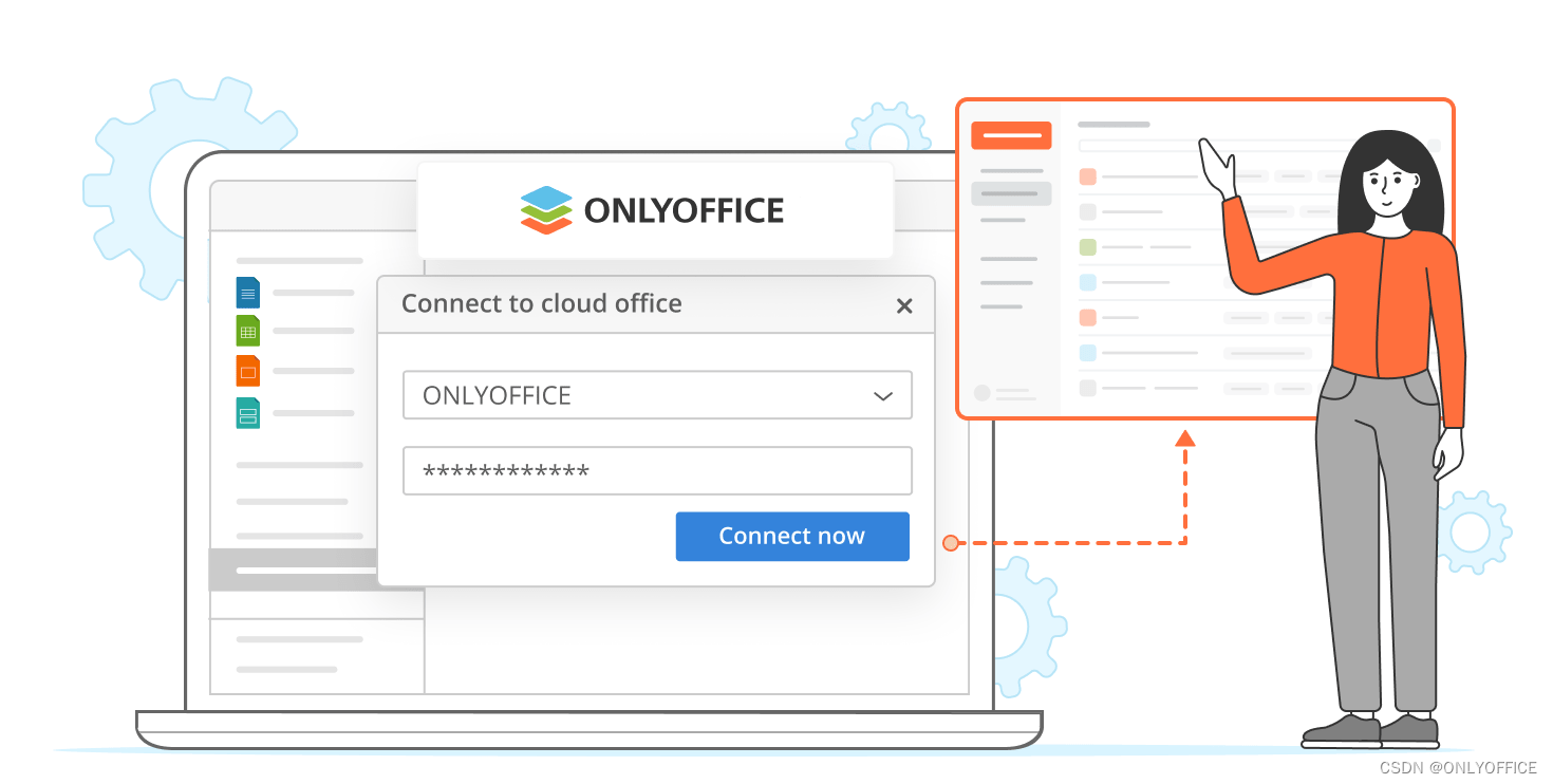 如何将 ONLYOFFICE 桌面编辑器连接到您的云端平台_onlyoffice客户端连接到本地-CSDN博客