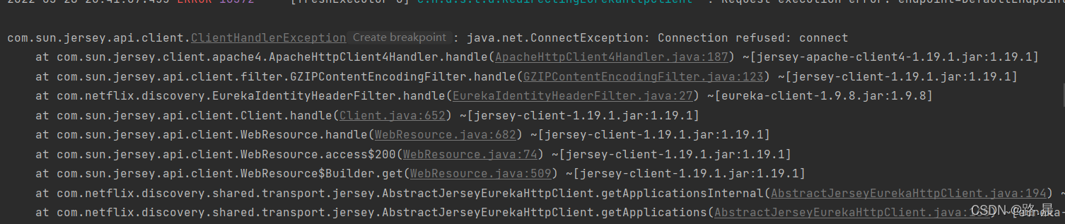 出现java.net.ConnectException: Connection refused: connect问题_could not ...