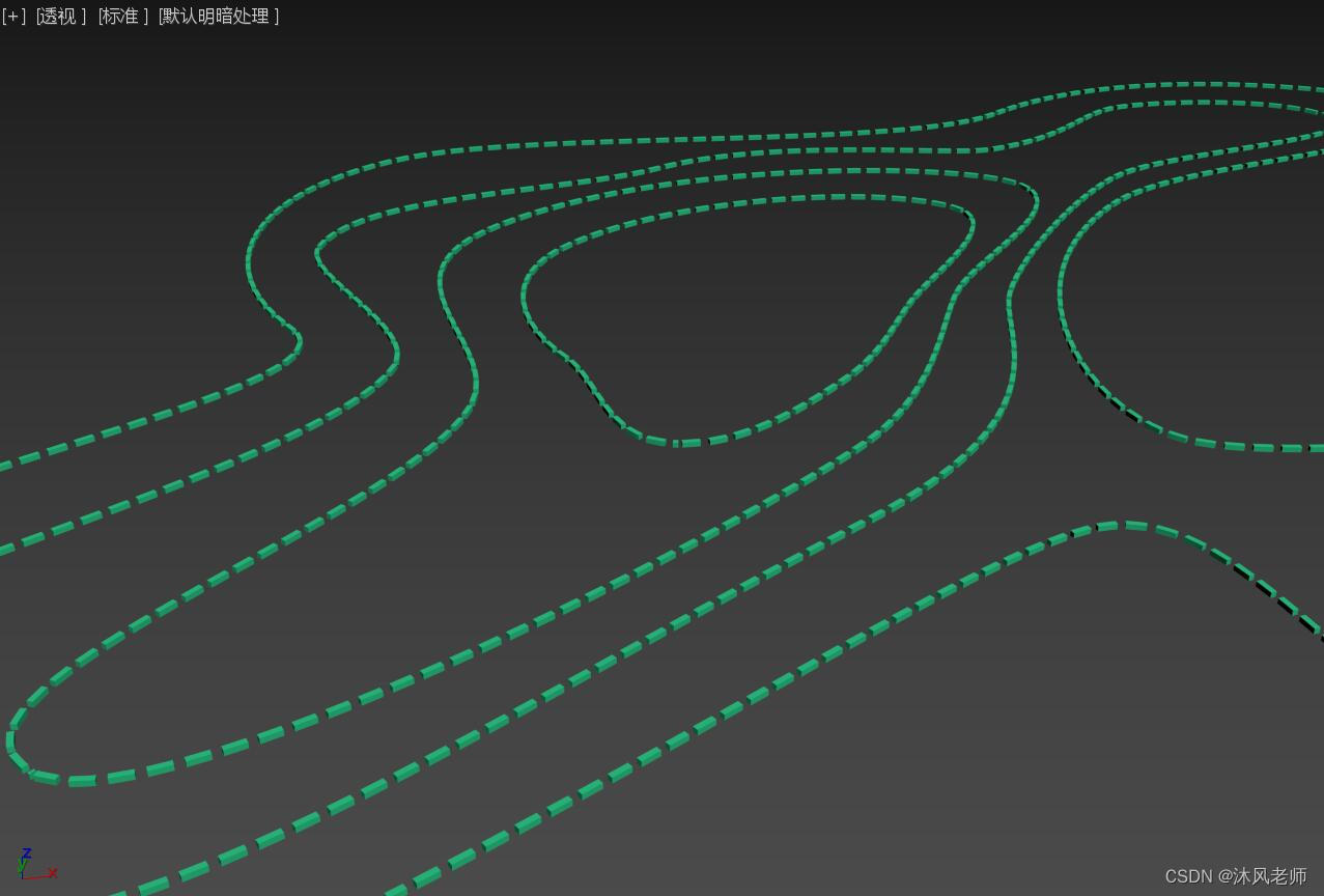 【沐风老师】3DMAX实线转虚线插件DashedShape使用教程-CSDN博客