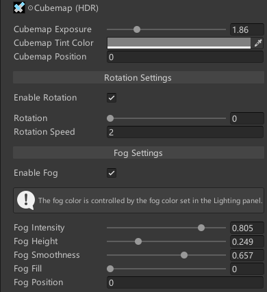 Unity3D-设置天空盒
