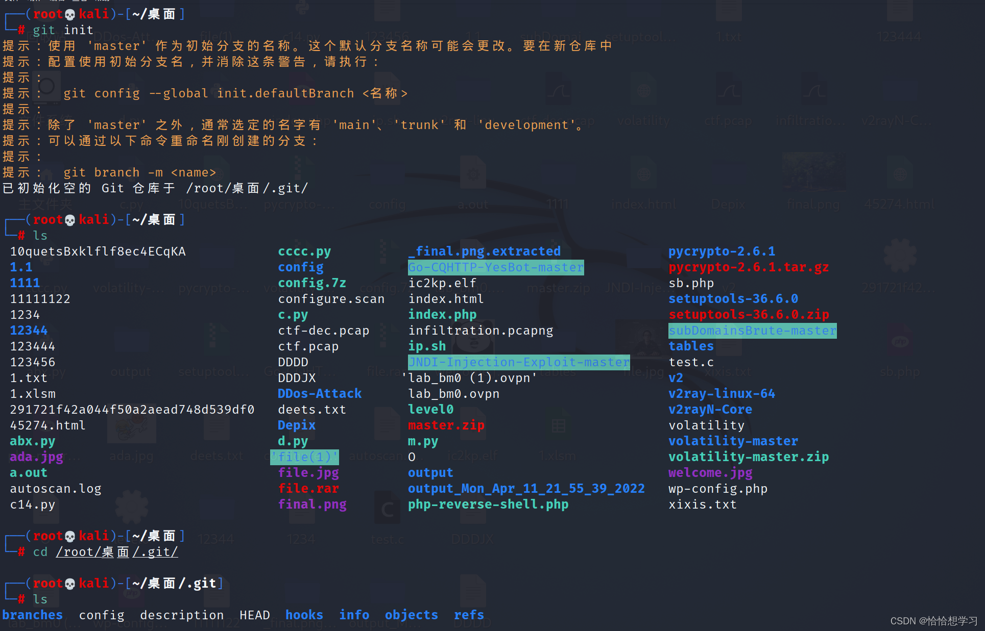 Git .Git目录详解|Git目录扫描|gitpillage使用-CSDN博客