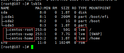 centos7挂载磁盘分区