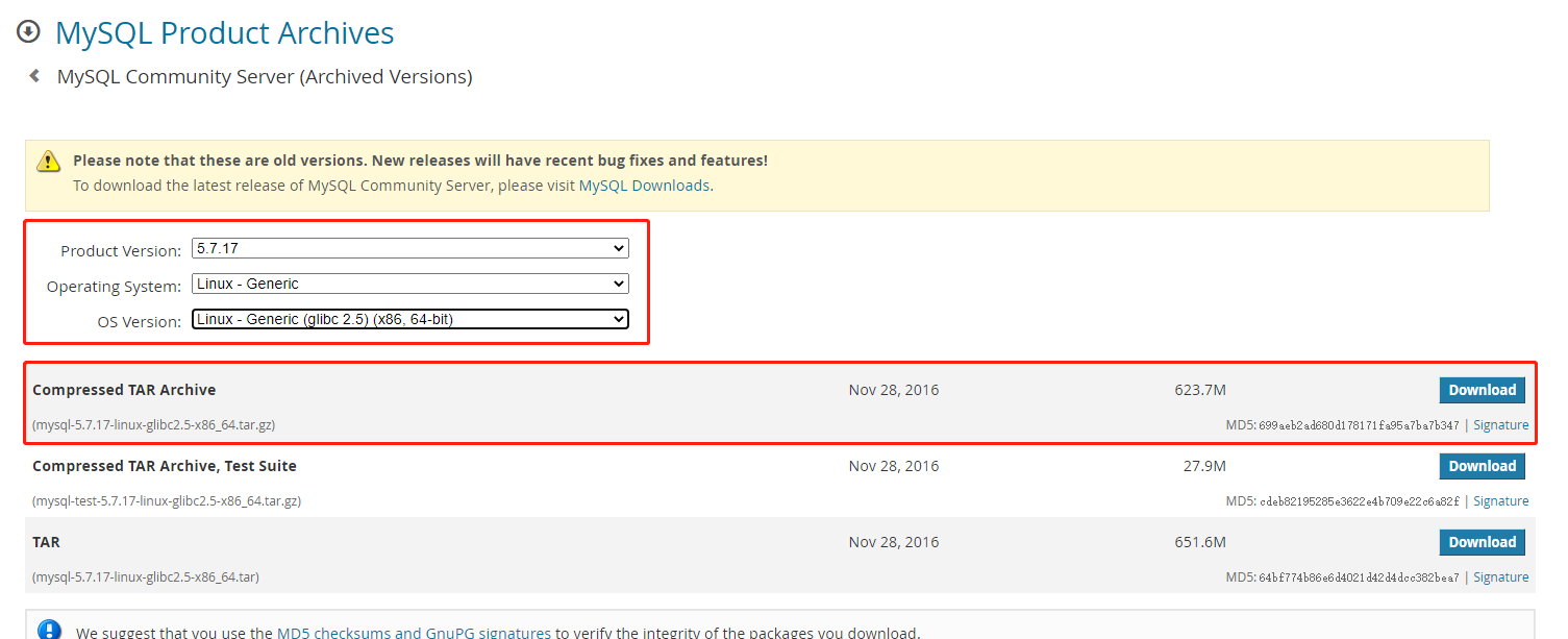 可以选择自己想要的版本