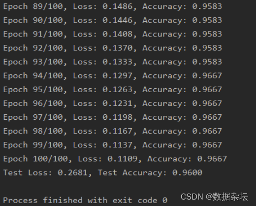 Python深度学习实战-基于tensorflow原生代码搭建BP神经网络实现分类任务（附源码和实现效果）