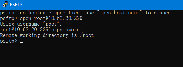 【PSFTP】Windows从Linux获取文件或目录