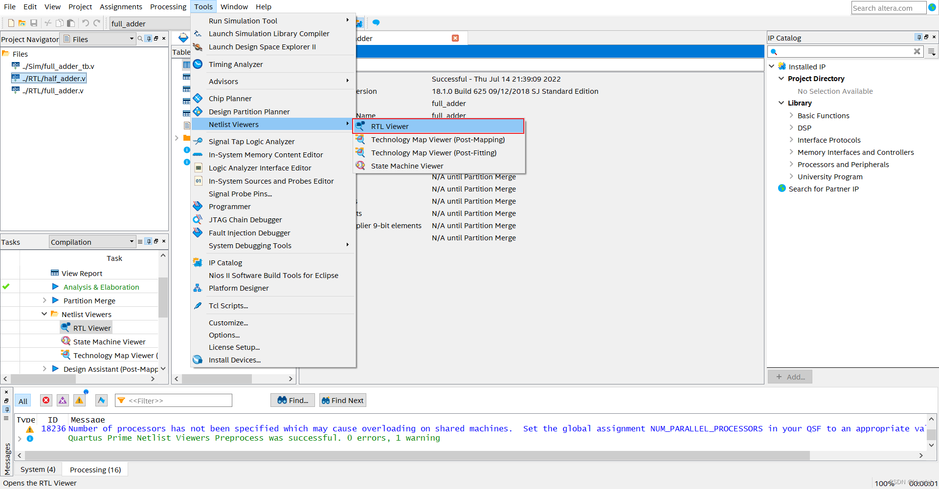 quartus assignment editor