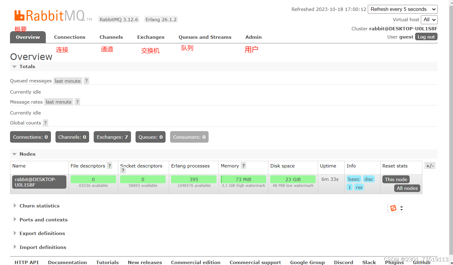 win10安装RabbitMQ_rabbitmqctl' is not recognized as an internal or eCSDN博客