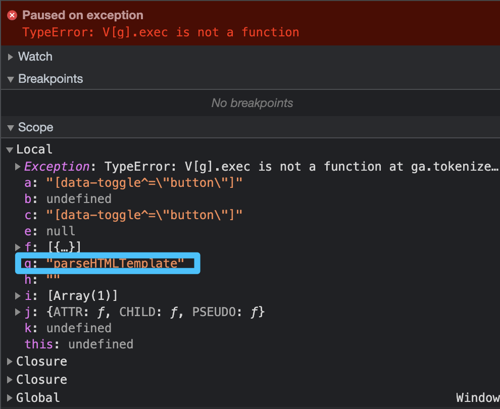 jquery-typeerror-v-g-exec-is-not-a-function-typeerror-exec-is-not