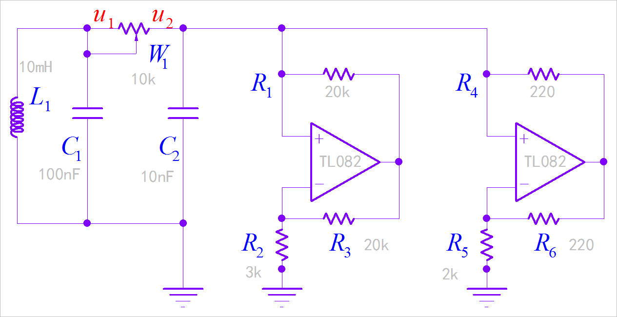 ▲ 图3.1.1 测试电路图