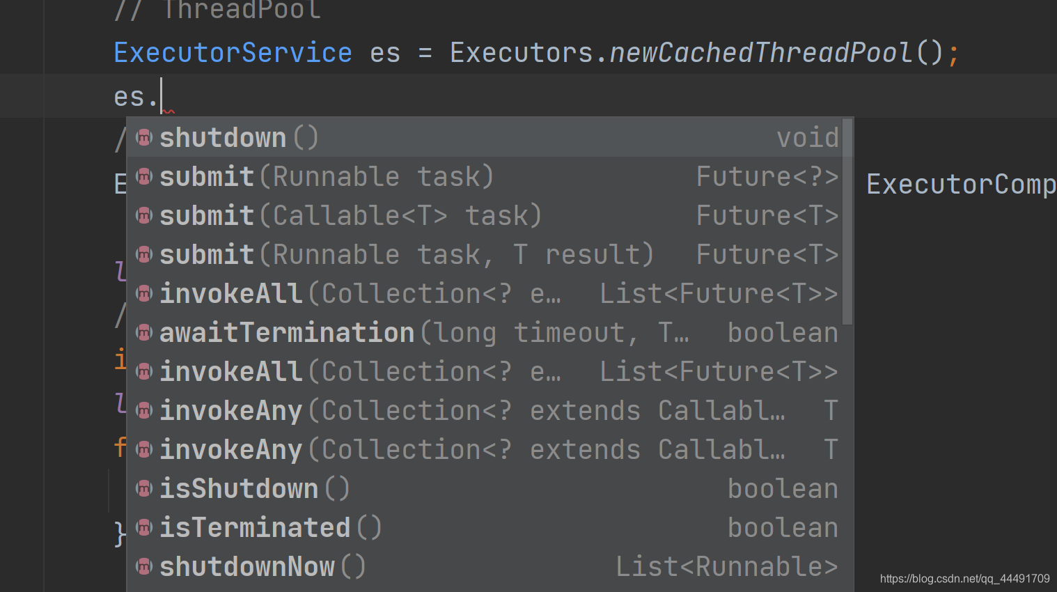 ExecutorService