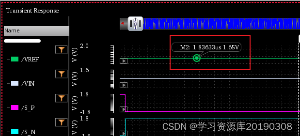 ## 1、查看仿真信号的功率