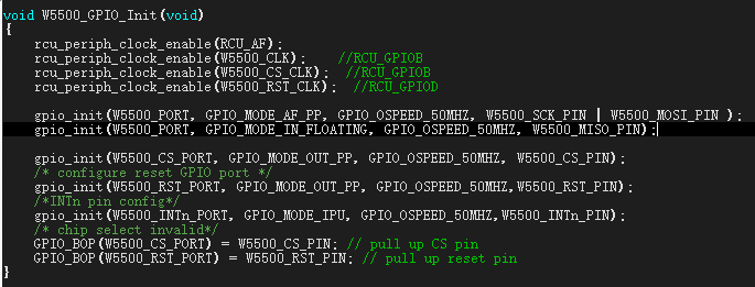 GD32E503Vxx SPI W5500 communication - Programmer Sought