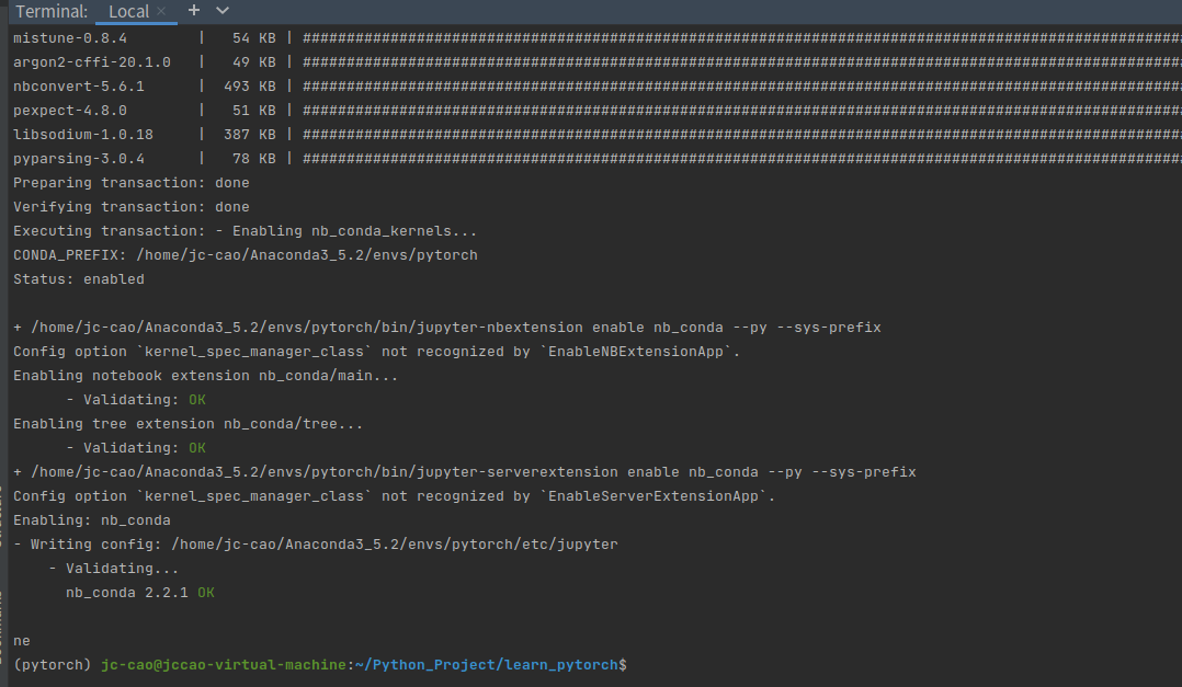 pytorch深度学习入门笔记 一 pytorch环境配置及安装