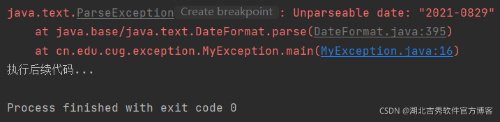 throws Java谈谈throws和try...catch的几种情况的后续代码会不会执行(ParseException)_throws ...