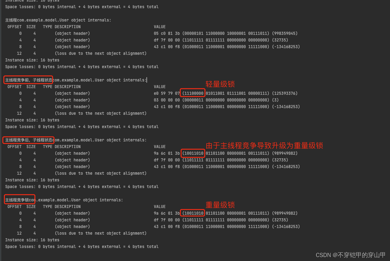 聊聊无锁、匿名偏向锁、偏向锁、轻量级锁、重量级锁