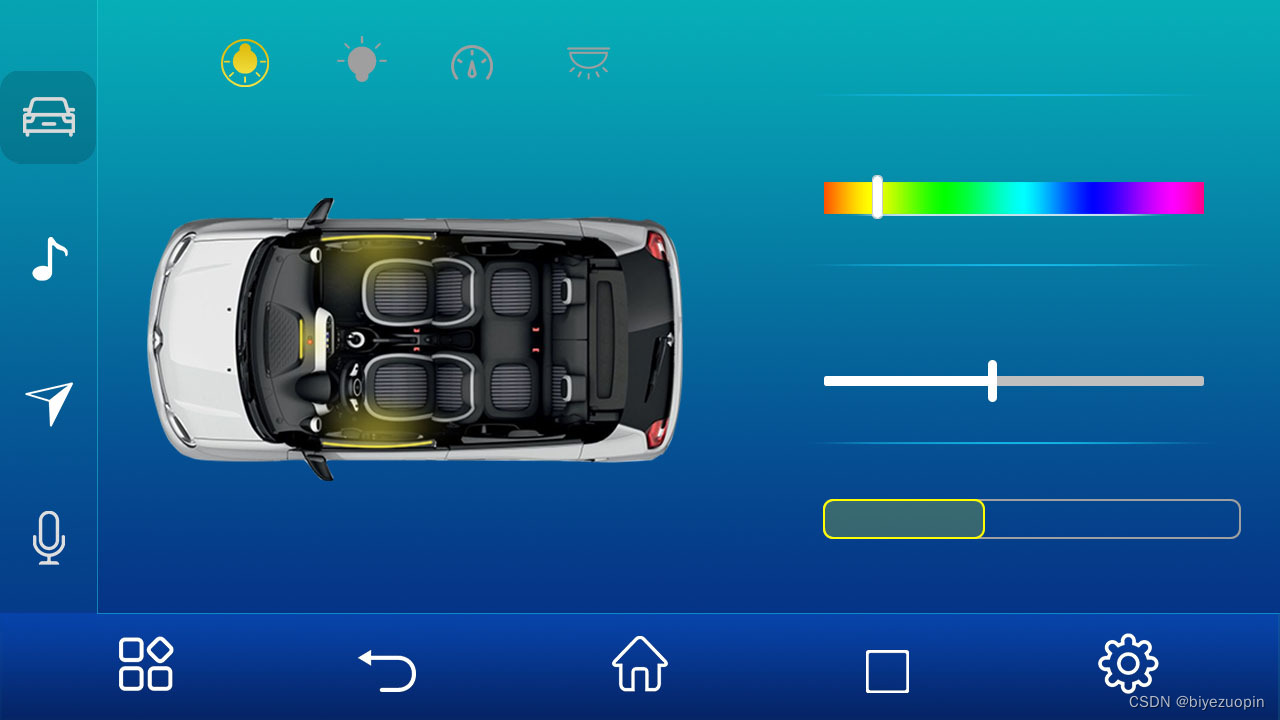 基于车内氛围灯系统的多通道人机交互设计研究