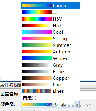 MATLAB中的颜色图