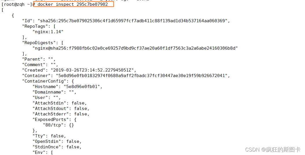 [外链图片转存失败,源站可能有防盗链机制,建议将图片保存下来直接上传(img-lrAhsg2V-1646746700383)(C:\Users\zhuquanhao\Desktop\截图命令集合\linux\Docker\Docker基本管理\11.bmp)]