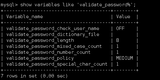 使用mysql插件實現密碼加固杜絕賬戶弱口令