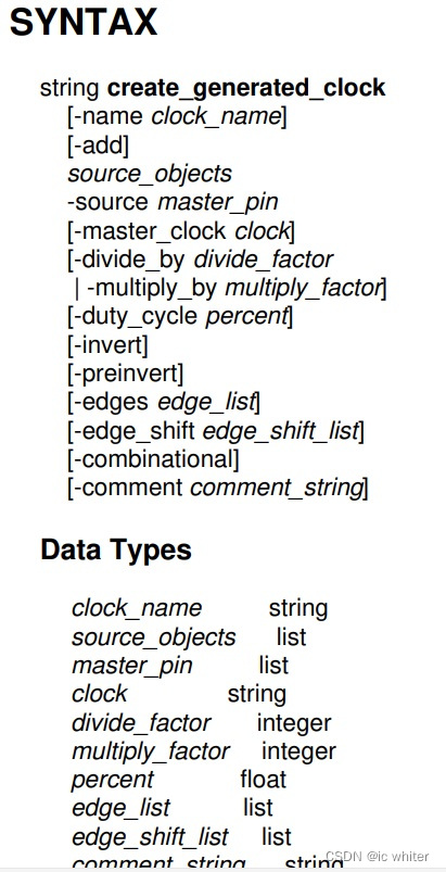 sdc时钟约束1——创建时钟_create clock-CSDN博客