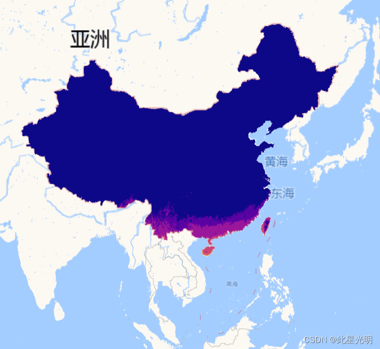 中国1km分辨率月最低温和最高温度数据集（1901-2020）