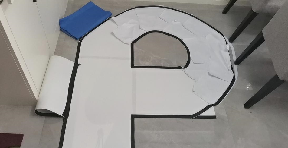 ▲ 图1.2.1 白纸赛道打滑