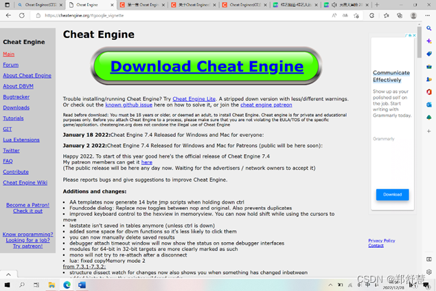 Download Cheat Engine Terbaru Versi 6.1 - Colaboratory